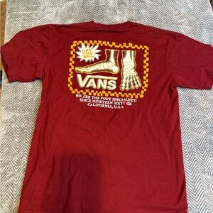Vans Classic Fit Maroon T-Shirt